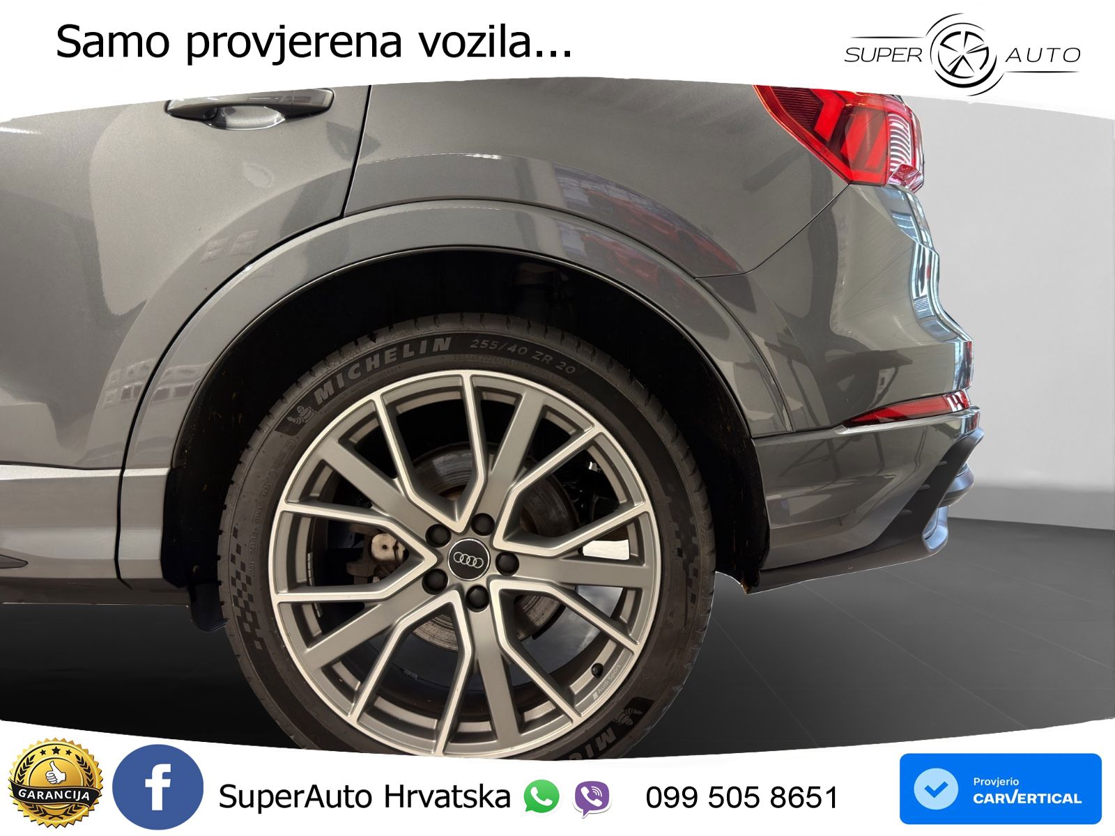 Audi Q3 40 TFSI (190 KS) quattro S tronic S line LED+GR SJED+ACC