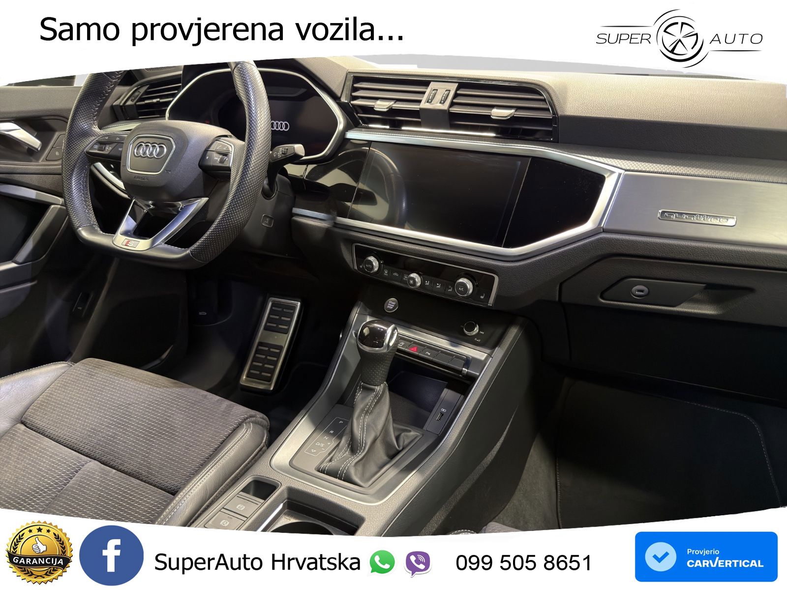 Audi Q3 40 TFSI (190 KS) quattro S tronic S line LED+GR SJED+ACC