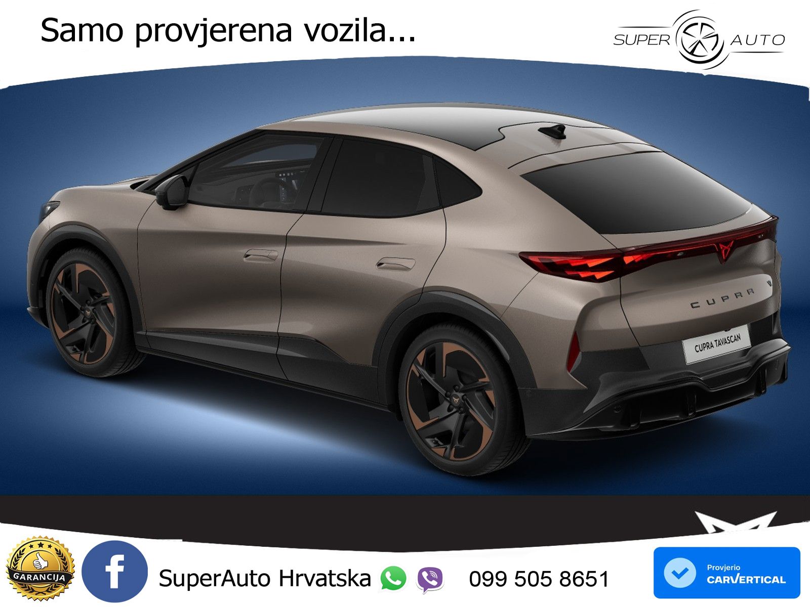 Cupra Tavascan 82 kWh (340 KS)  4WD VZ LED+GR SJED+ACC