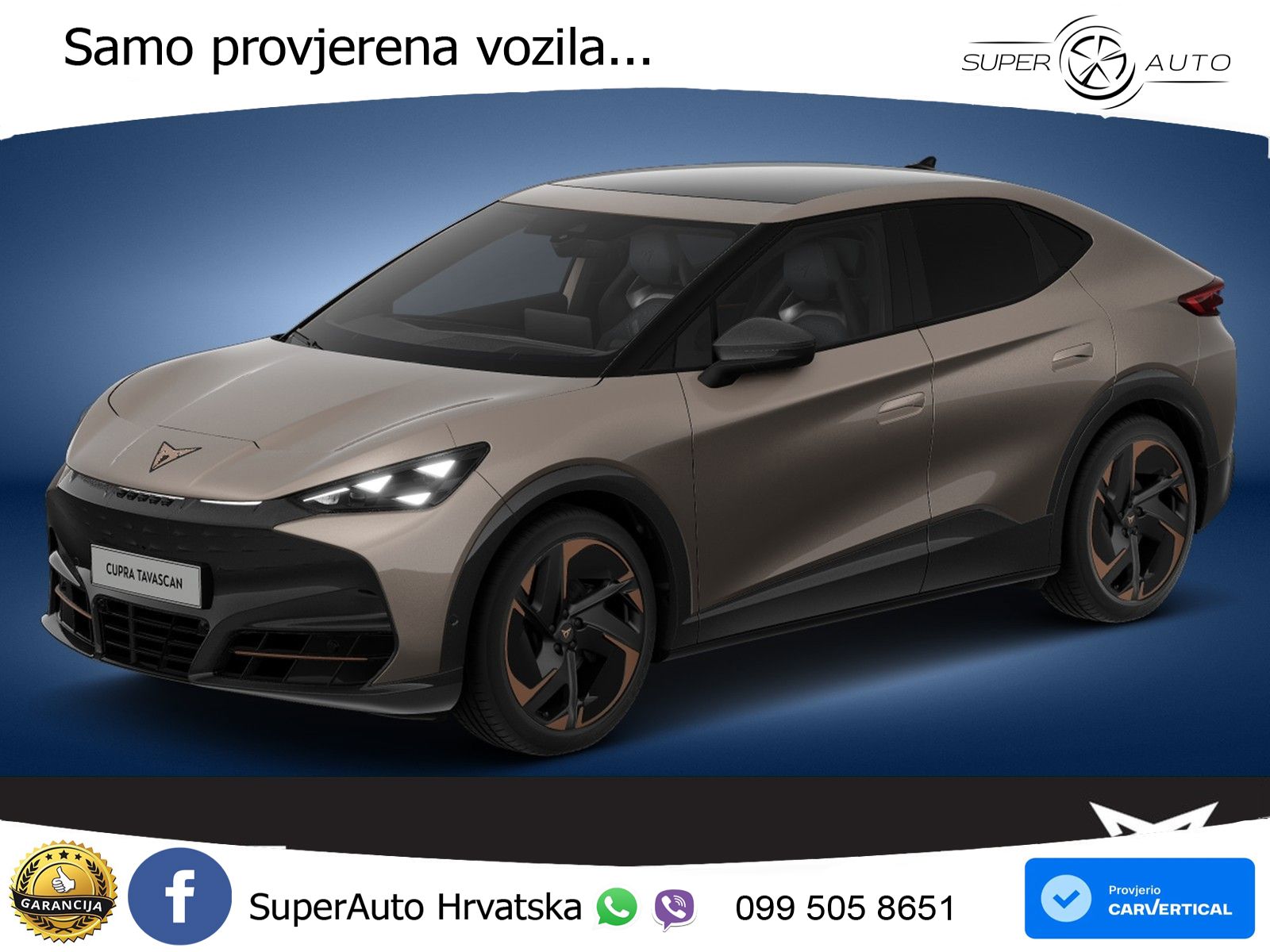 Cupra Tavascan 82 kWh (340 KS)  4WD VZ LED+GR SJED+ACC