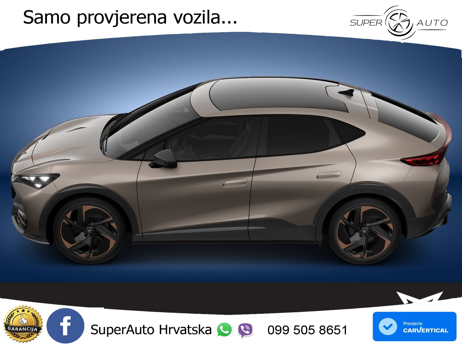 Cupra Tavascan 82 kWh (340 KS)  4WD VZ LED+GR SJED+ACC