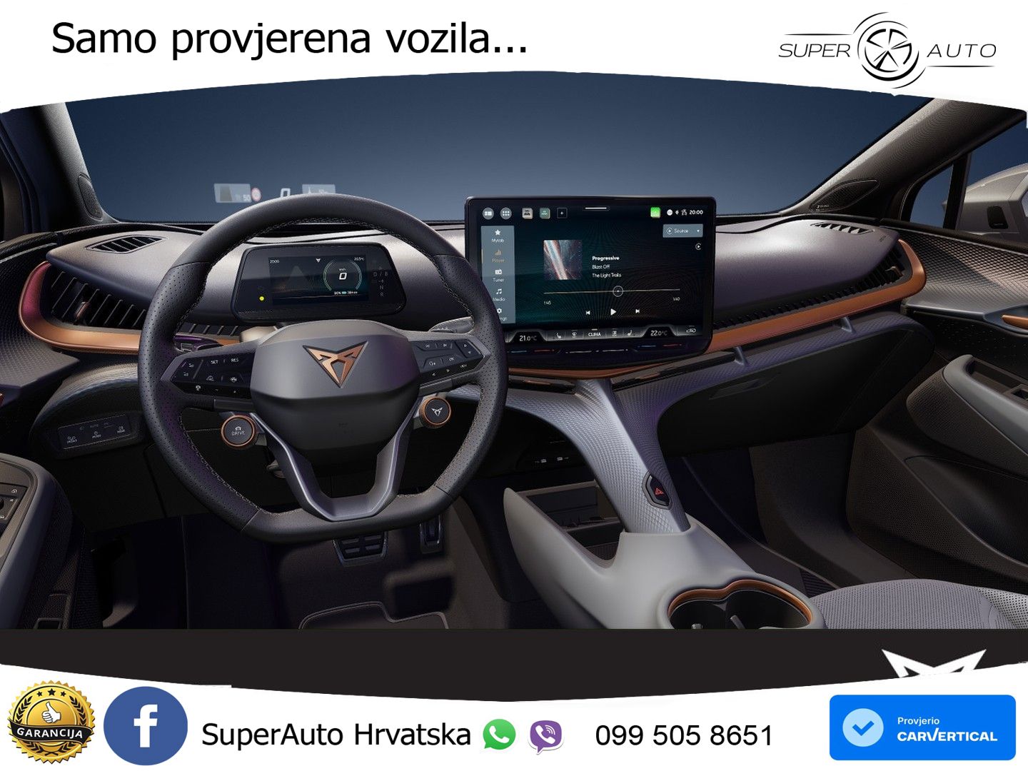Cupra Tavascan 82 kWh (340 KS)  4WD VZ LED+GR SJED+ACC