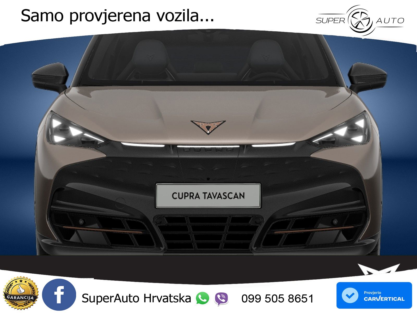 Cupra Tavascan 82 kWh (340 KS)  4WD VZ LED+GR SJED+ACC