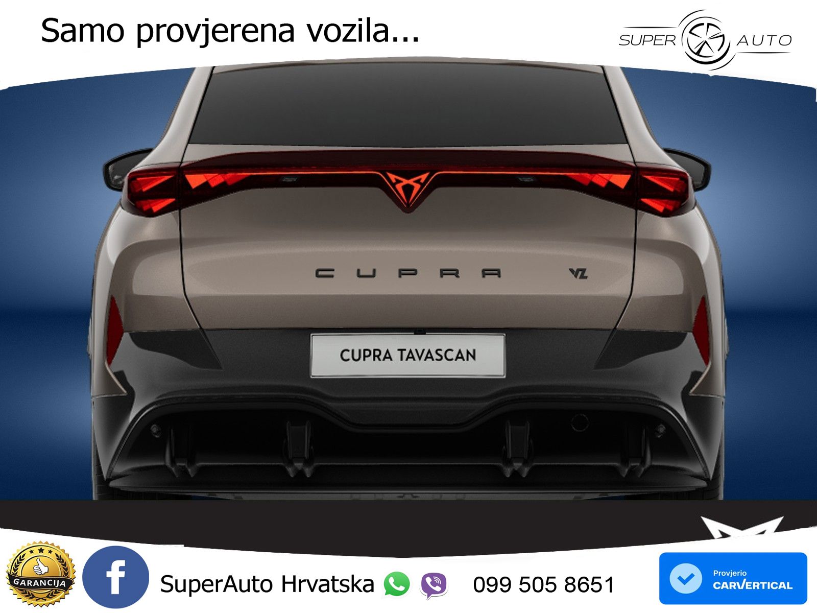 Cupra Tavascan 82 kWh (340 KS)  4WD VZ LED+GR SJED+ACC