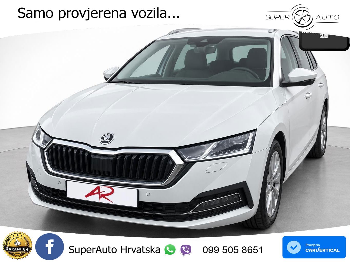 Škoda Octavia Combi 2.0 TDI (150 KS) DSG LED+GR SJED+ACC