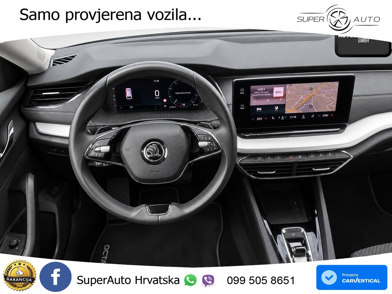 Škoda Octavia Combi 2.0 TDI (150 KS) DSG LED+GR SJED+ACC