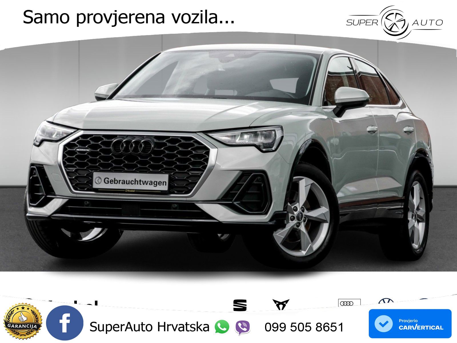 Audi Q3 II Sportback 45 TFSI (230 KS) quattro S tronic LED+GR SJED+ACC