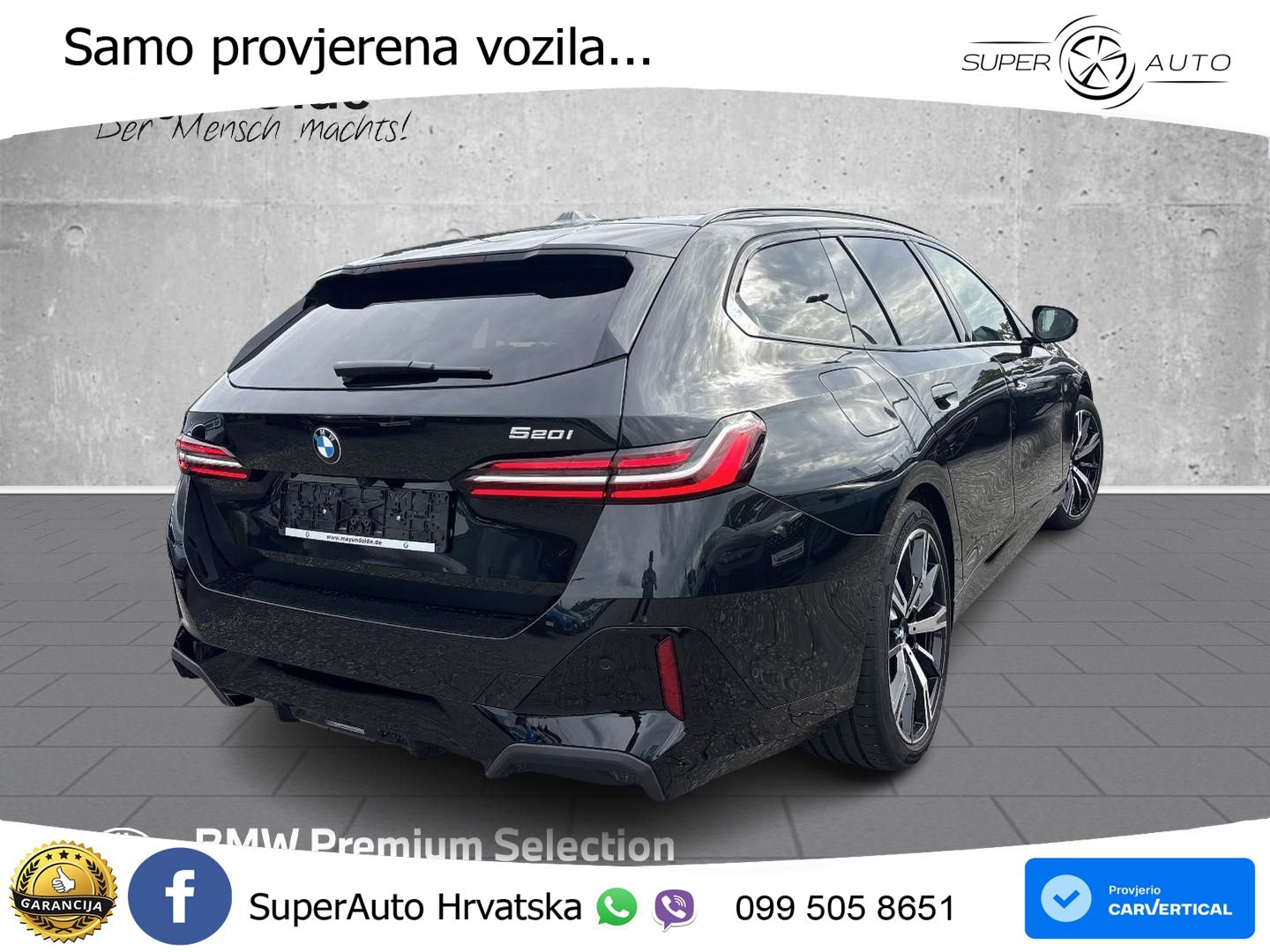 BMW 520i Touring (208 KS) Steptronic M Sport LED+GR SJED+ACC
