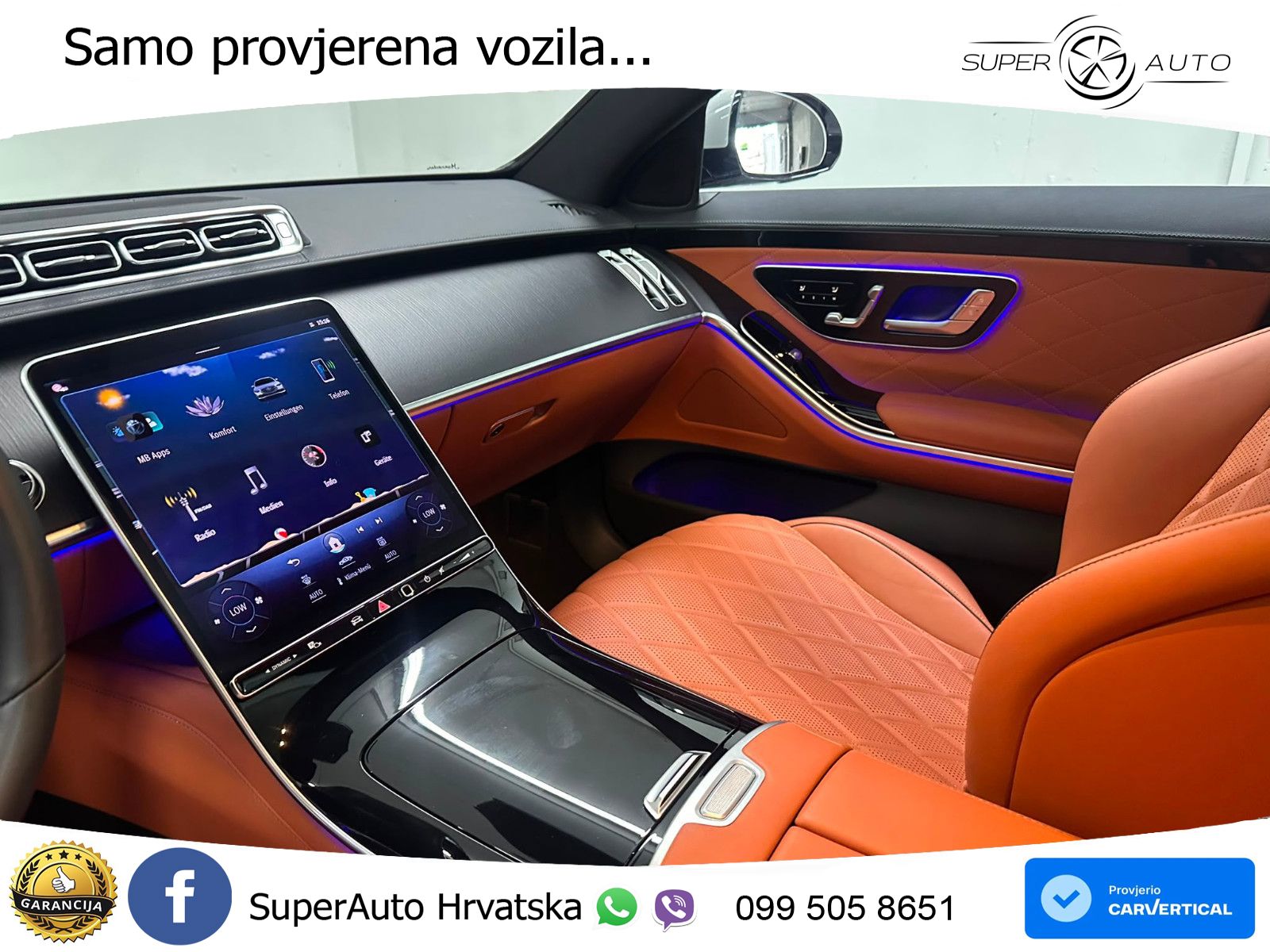 Mercedes S 350d (313 KS) EQ Boost 4MATIC 9G-TRONIC Manufaktur ZRAČNI+ACC+GR SJED+360+PANO
