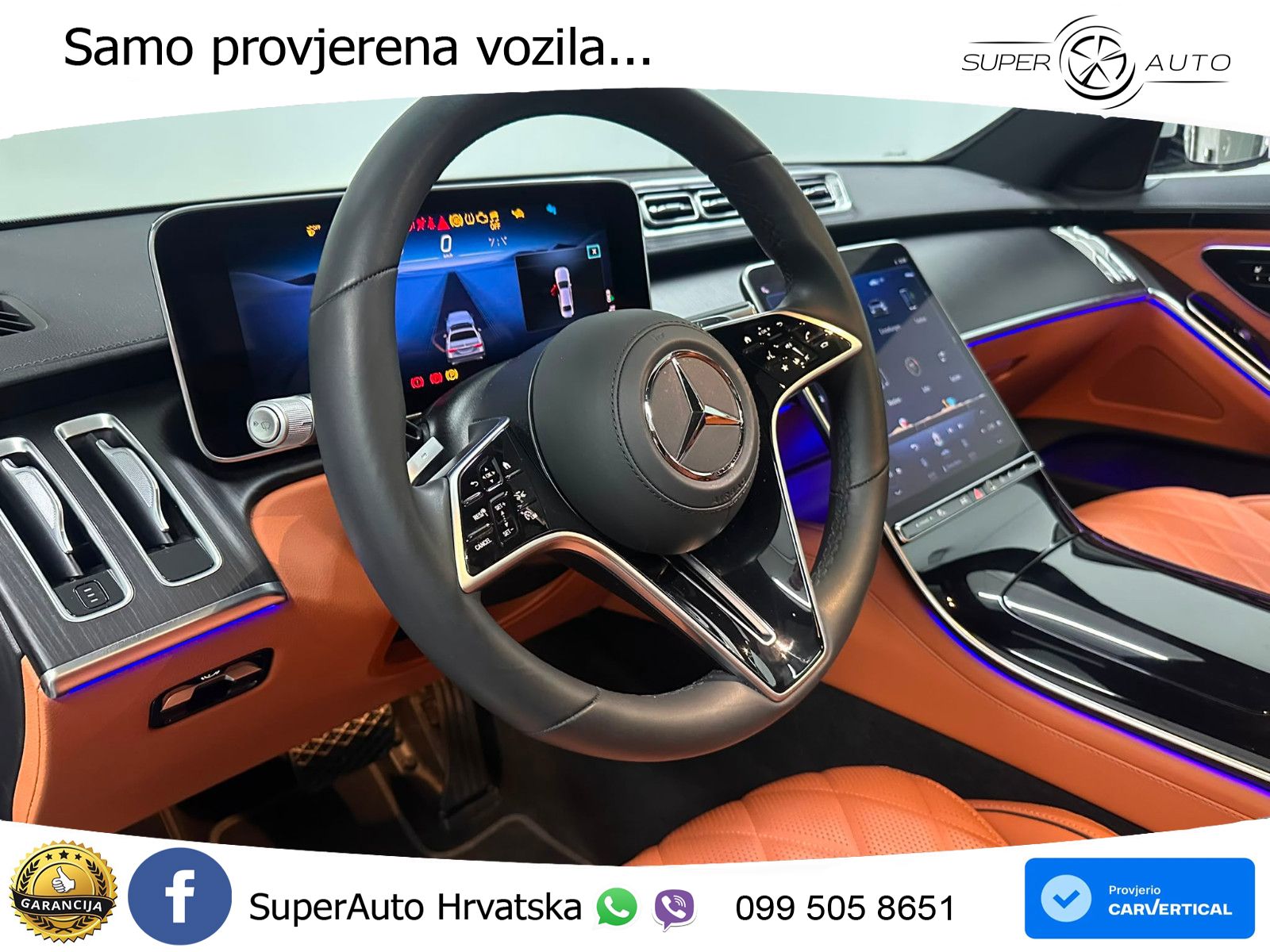 Mercedes S 350d (313 KS) EQ Boost 4MATIC 9G-TRONIC Manufaktur ZRAČNI+ACC+GR SJED+360+PANO