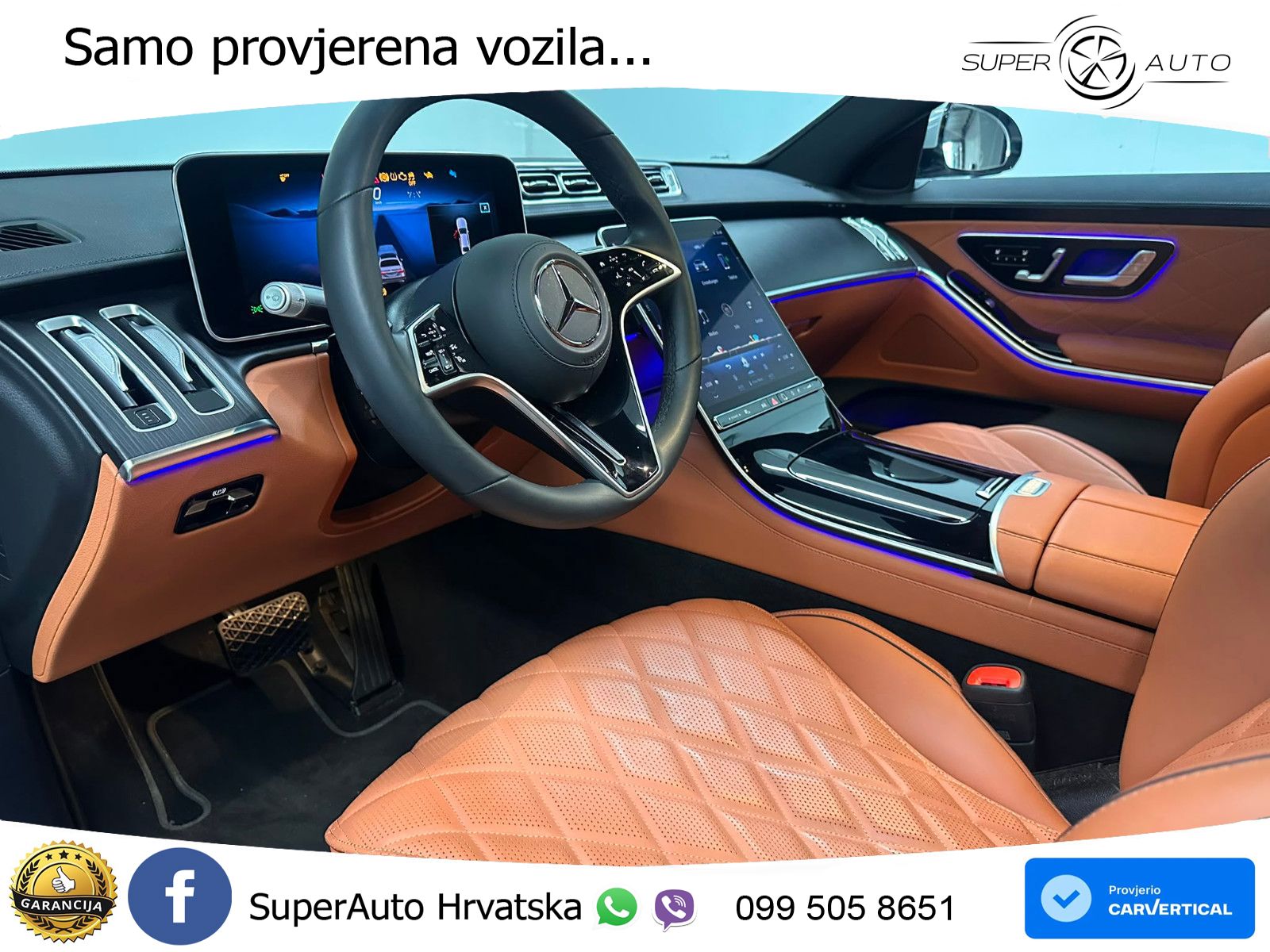 Mercedes S 350d (313 KS) EQ Boost 4MATIC 9G-TRONIC Manufaktur ZRAČNI+ACC+GR SJED+360+PANO