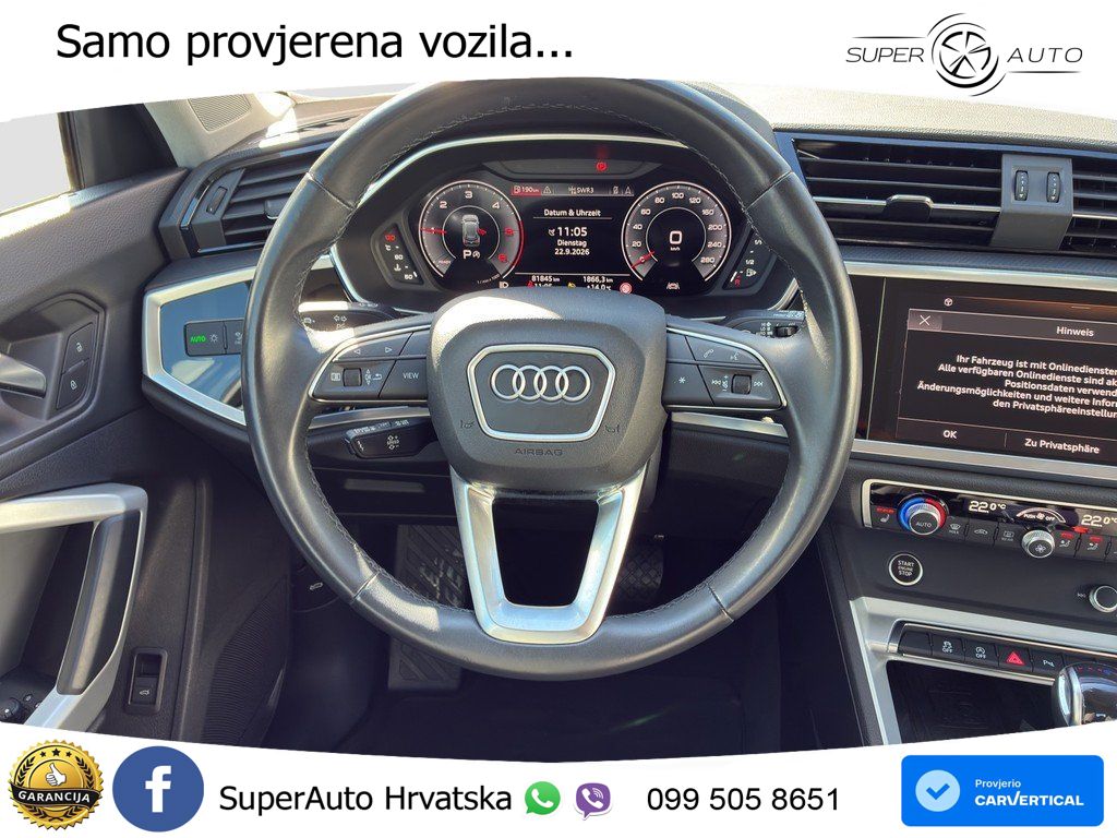 Audi Q3 35 TDI (150 KS) S tronic MATRIX+GR SJED+KAM