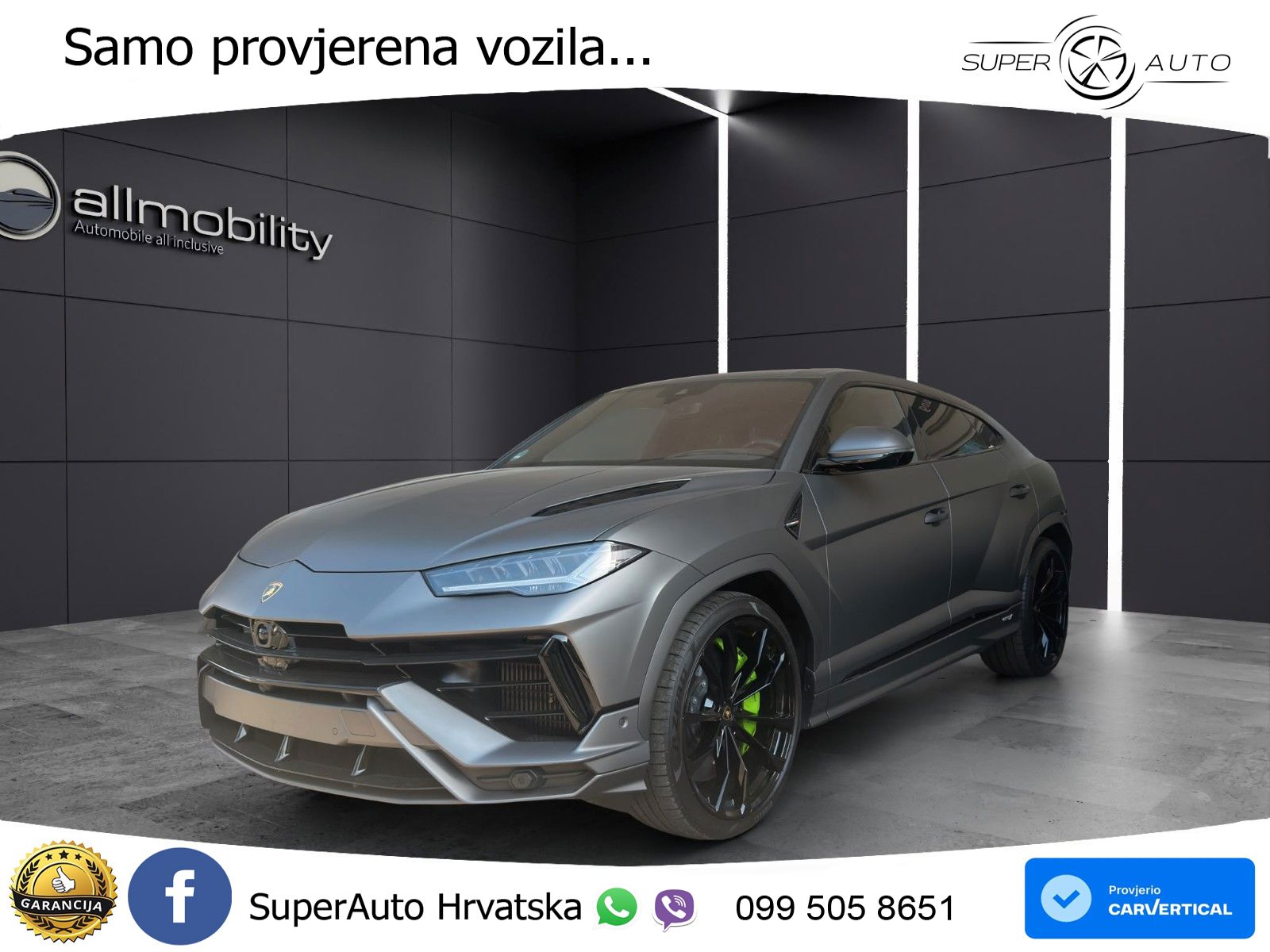 Lamborghini Urus S 4.0 V8 (666 KS) 4WD Automatic LED+GR SJED+ACC