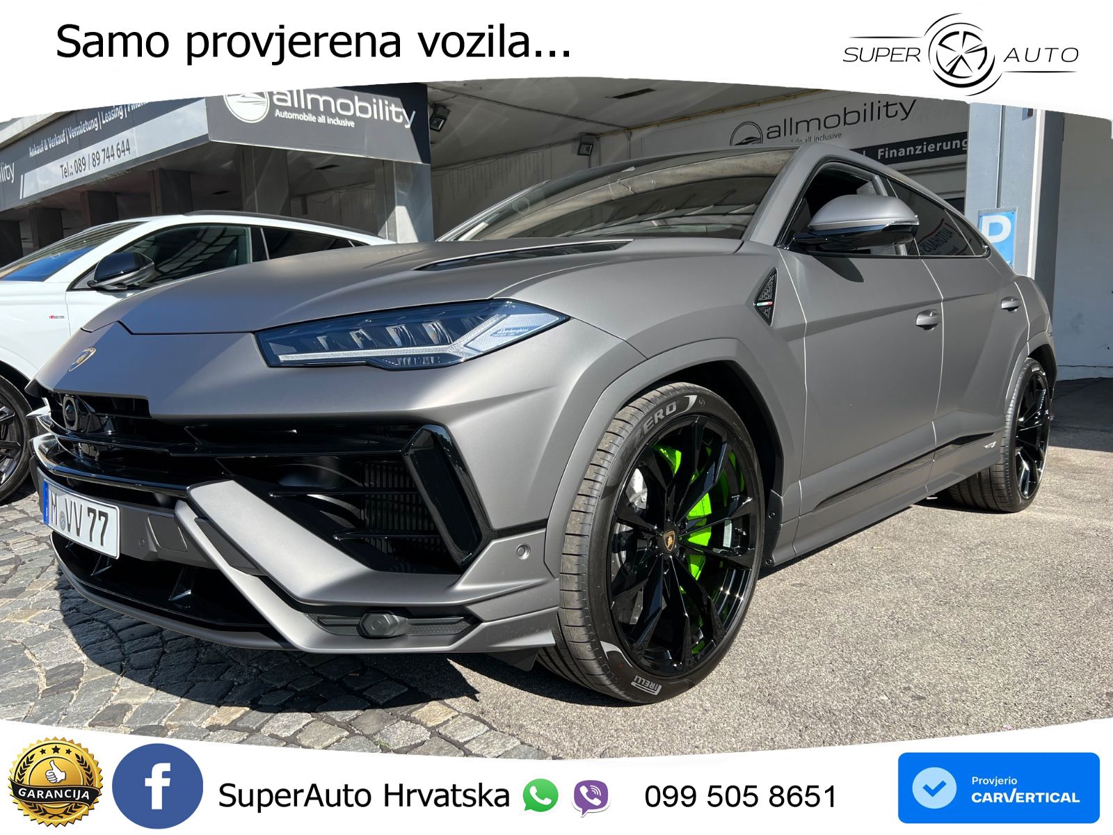 Lamborghini Urus S 4.0 V8 (666 KS) 4WD Automatic LED+GR SJED+ACC