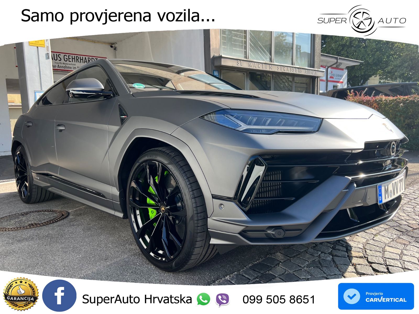 Lamborghini Urus S 4.0 V8 (666 KS) 4WD Automatic LED+GR SJED+ACC