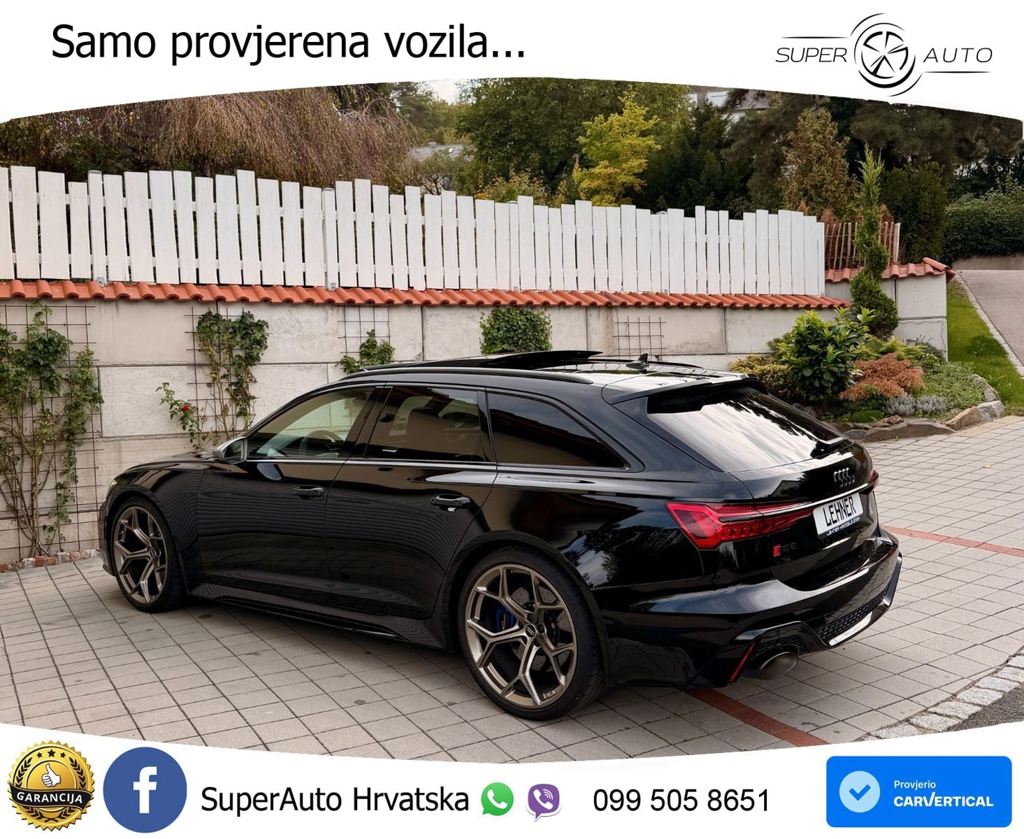 Audi RS6 Avant 4.0 TFSI V8 performance (630 KS)  quattro tiptronic LED+GR SJED+ACC