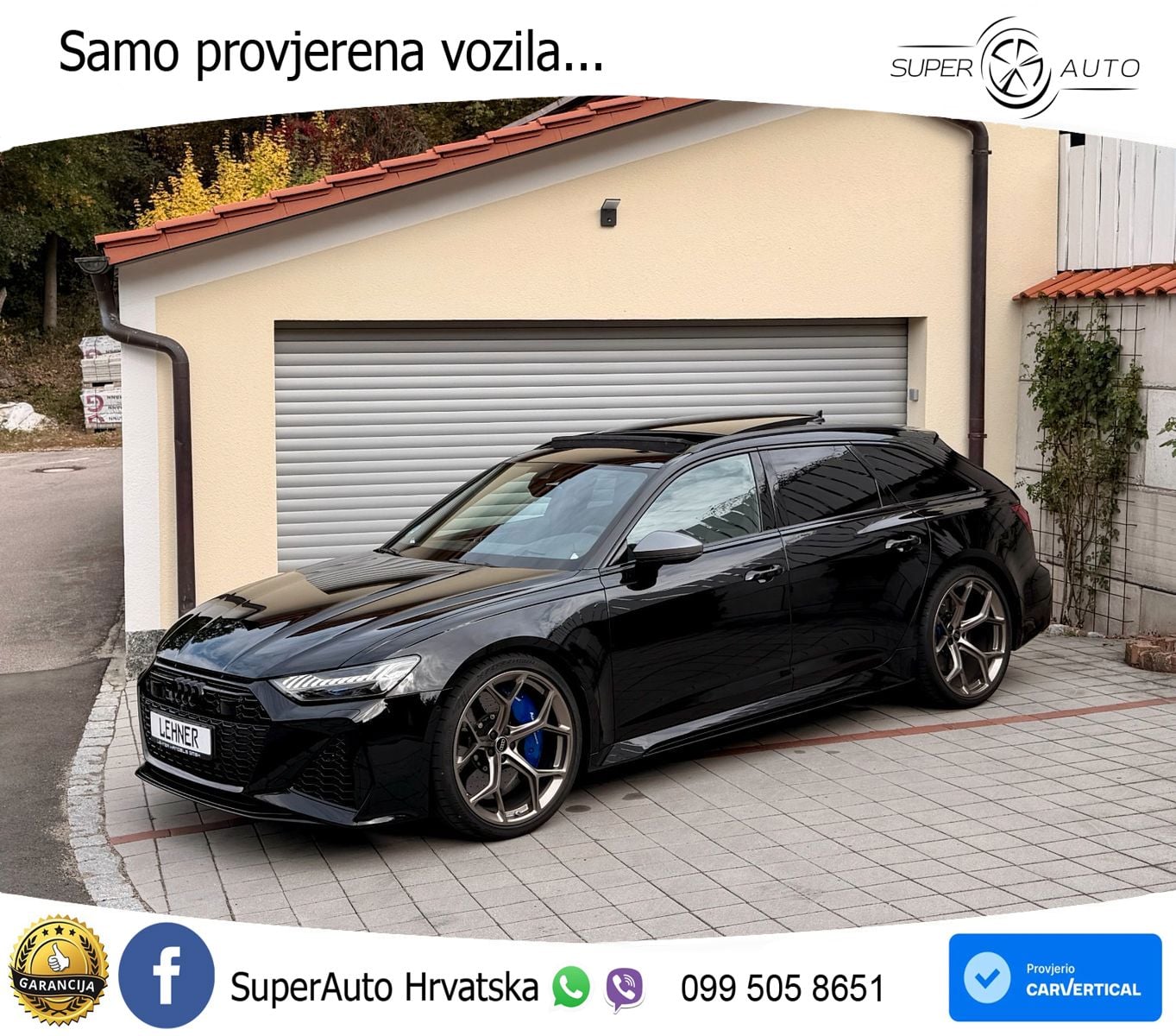 Audi RS6 Avant 4.0 TFSI V8 performance (630 KS)  quattro tiptronic LED+GR SJED+ACC