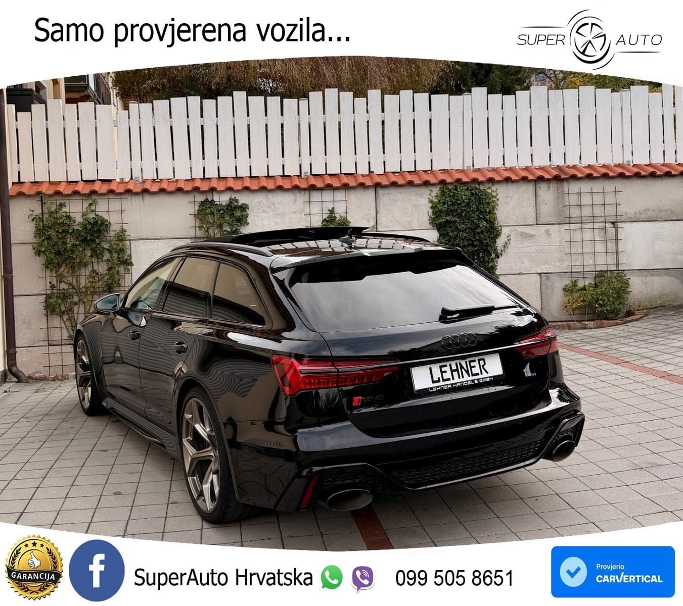 Audi RS6 Avant 4.0 TFSI V8 performance (630 KS)  quattro tiptronic LED+GR SJED+ACC