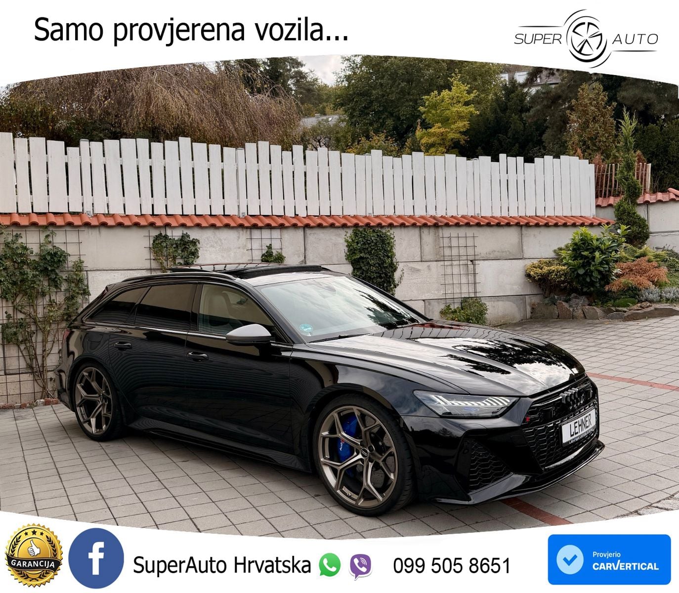 Audi RS6 Avant 4.0 TFSI V8 performance (630 KS)  quattro tiptronic LED+GR SJED+ACC