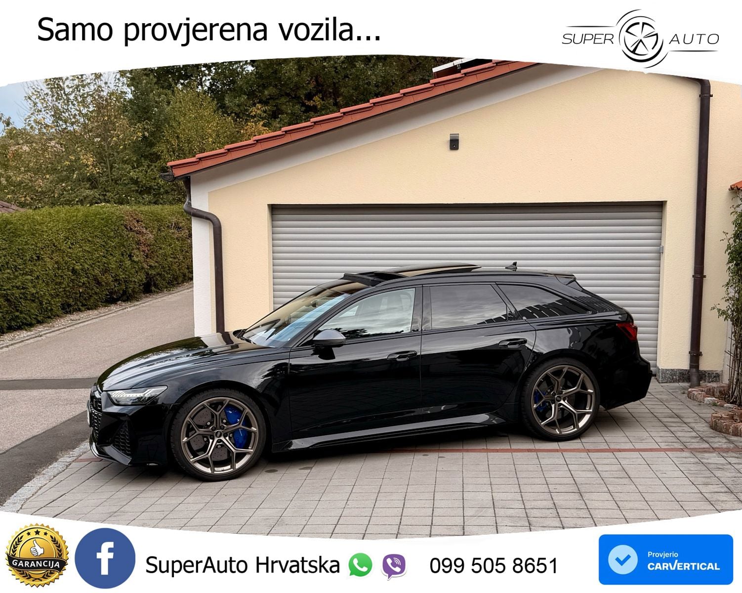 Audi RS6 Avant 4.0 TFSI V8 performance (630 KS)  quattro tiptronic LED+GR SJED+ACC