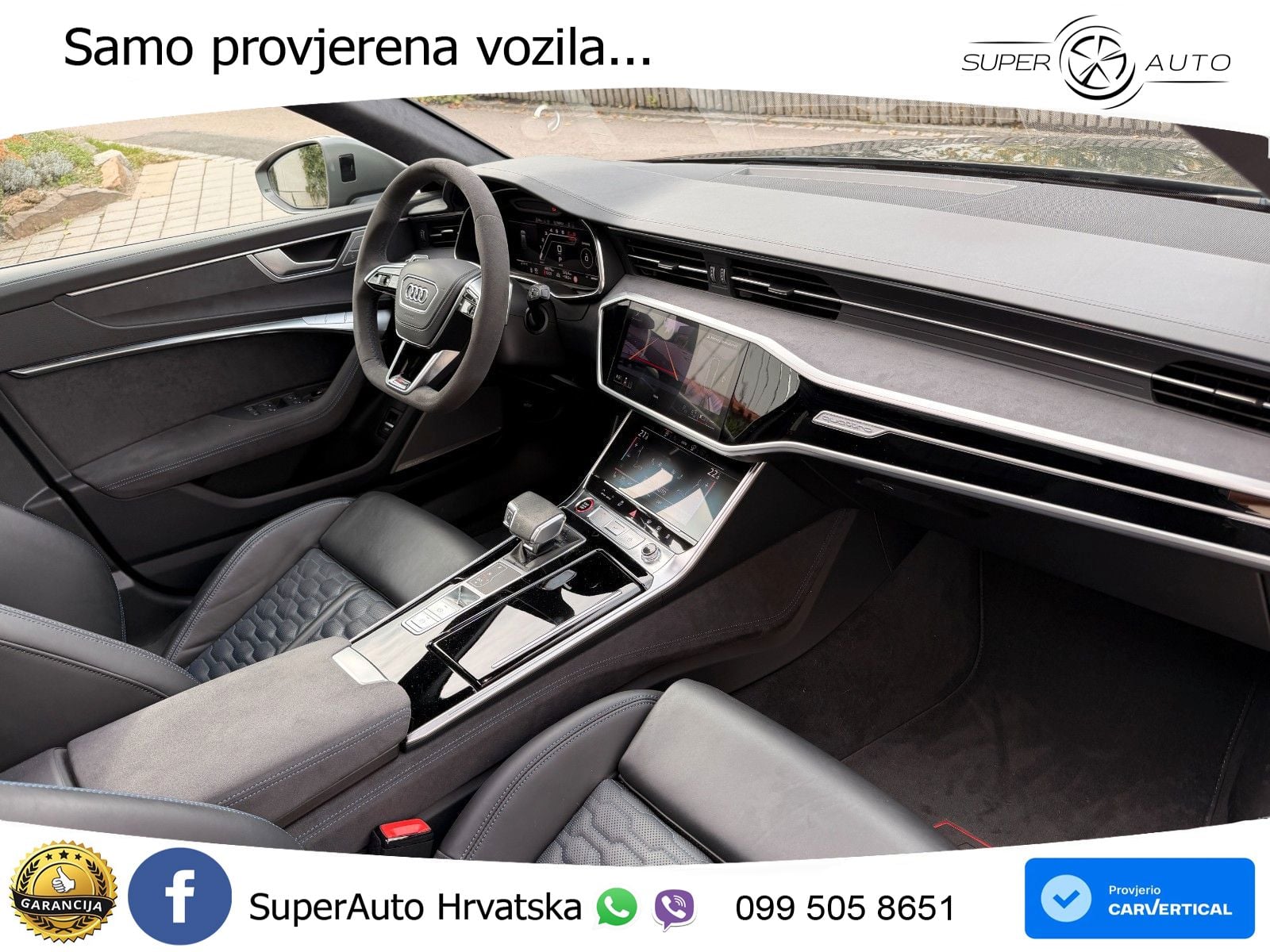Audi RS6 Avant 4.0 TFSI V8 performance (630 KS)  quattro tiptronic LED+GR SJED+ACC