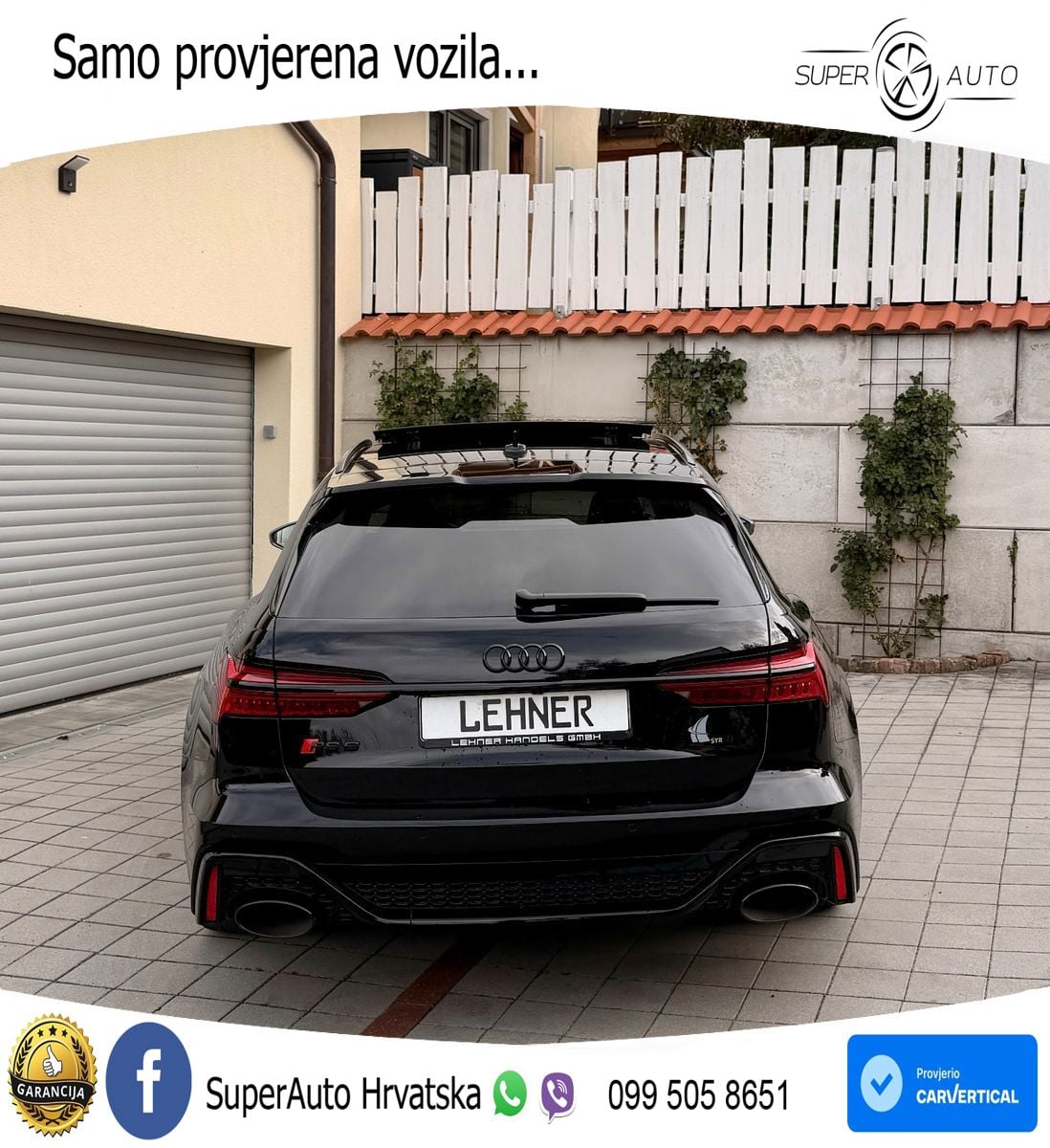 Audi RS6 Avant 4.0 TFSI V8 performance (630 KS)  quattro tiptronic LED+GR SJED+ACC