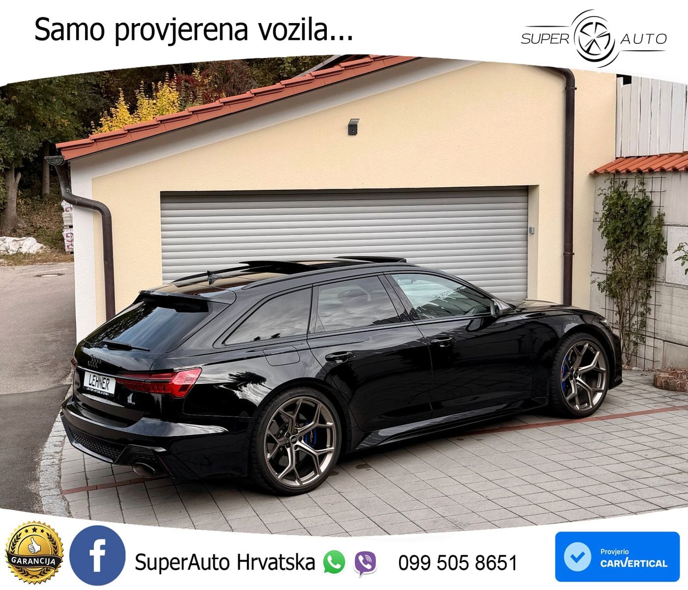 Audi RS6 Avant 4.0 TFSI V8 performance (630 KS)  quattro tiptronic LED+GR SJED+ACC