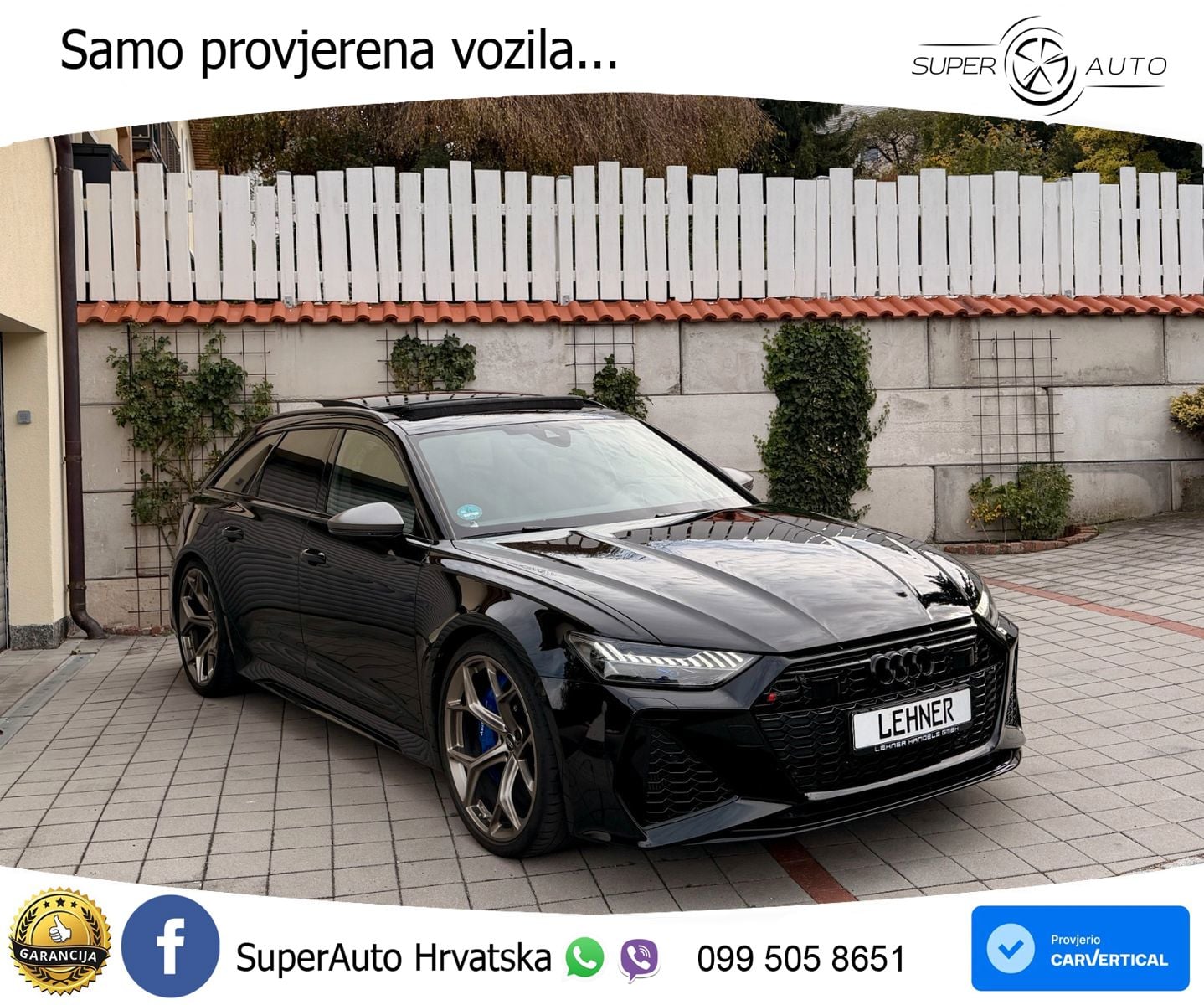 Audi RS6 Avant 4.0 TFSI V8 performance (630 KS)  quattro tiptronic LED+GR SJED+ACC