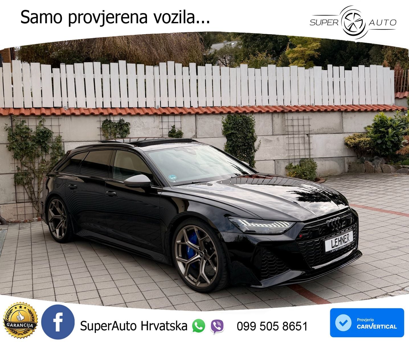 Audi RS6 Avant 4.0 TFSI V8 performance (630 KS)  quattro tiptronic LED+GR SJED+ACC