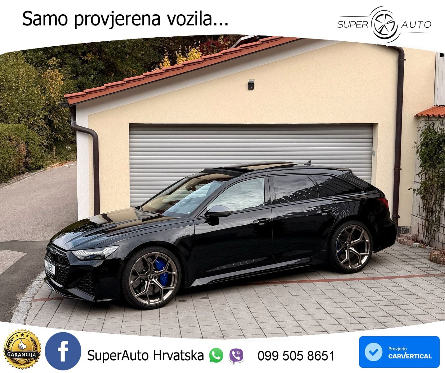 Audi RS6 Avant 4.0 TFSI V8 performance (630 KS)  quattro tiptronic LED+GR SJED+ACC