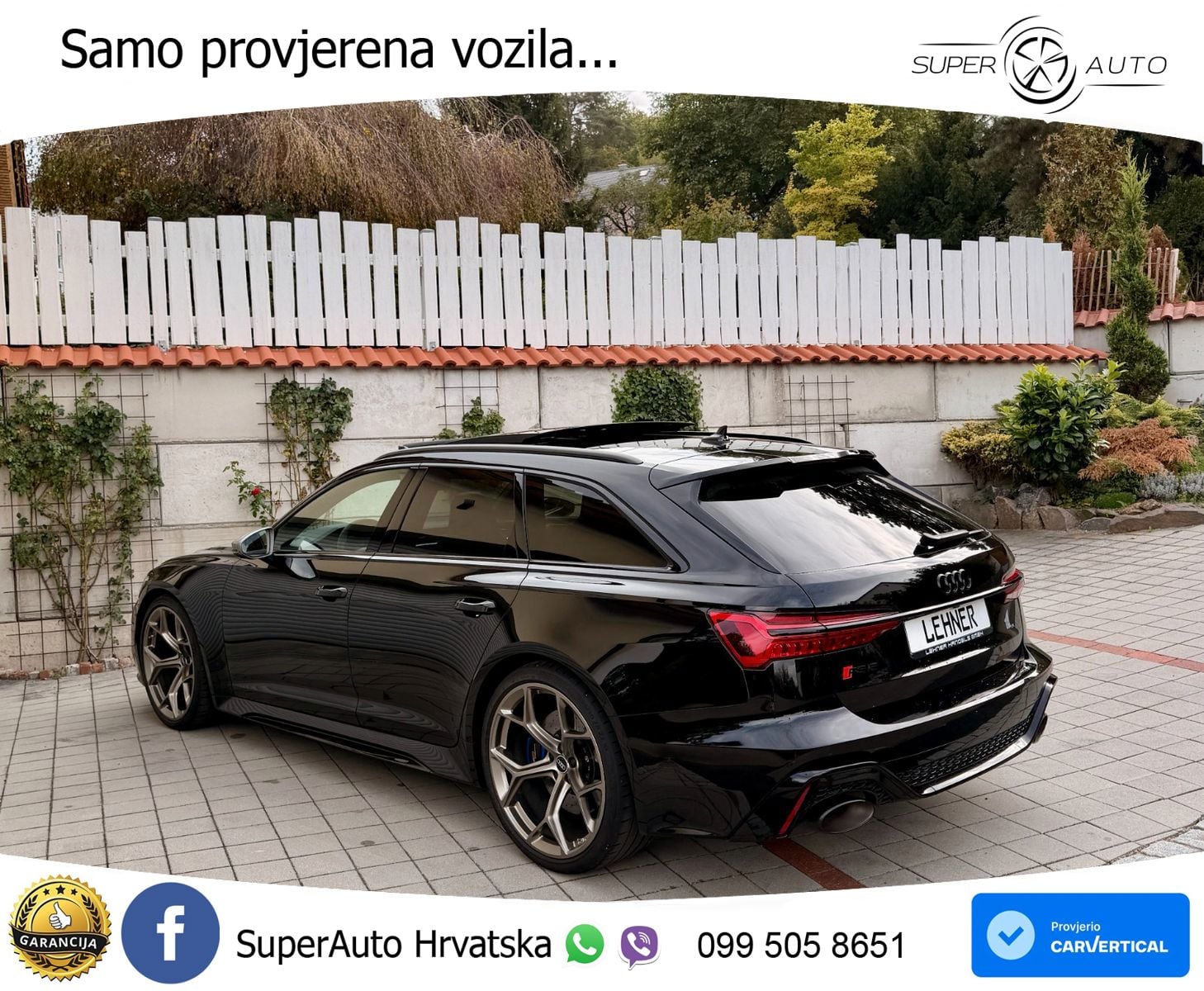 Audi RS6 Avant 4.0 TFSI V8 performance (630 KS)  quattro tiptronic LED+GR SJED+ACC