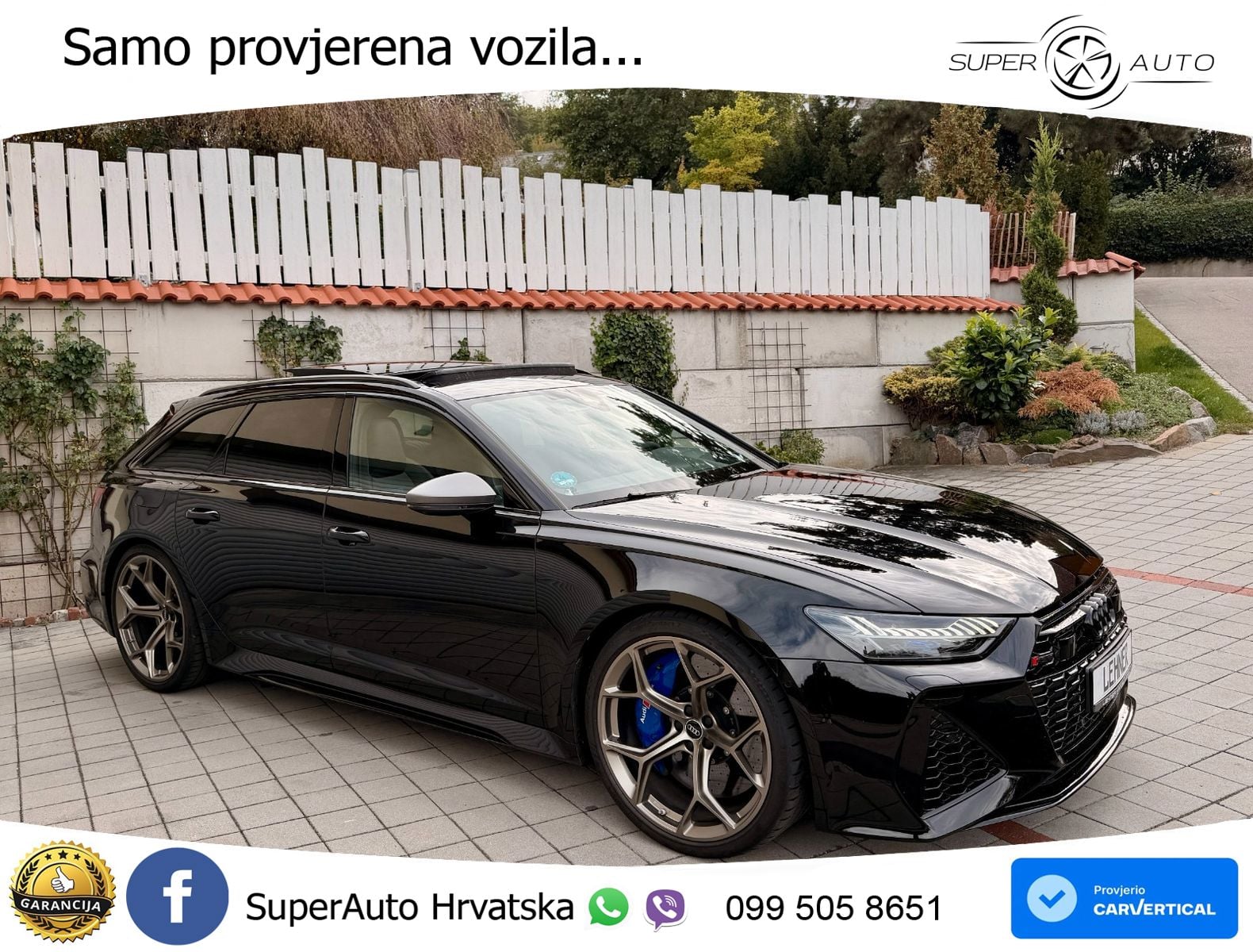 Audi RS6 Avant 4.0 TFSI V8 performance (630 KS)  quattro tiptronic LED+GR SJED+ACC