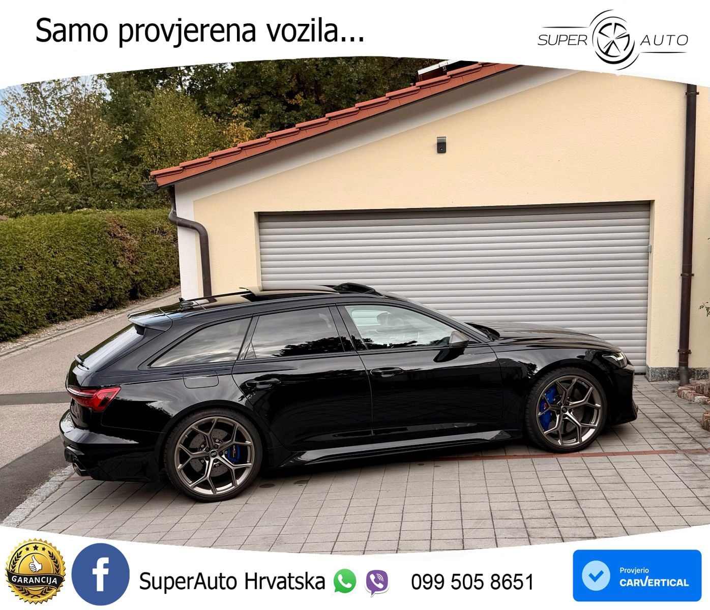 Audi RS6 Avant 4.0 TFSI V8 performance (630 KS)  quattro tiptronic LED+GR SJED+ACC