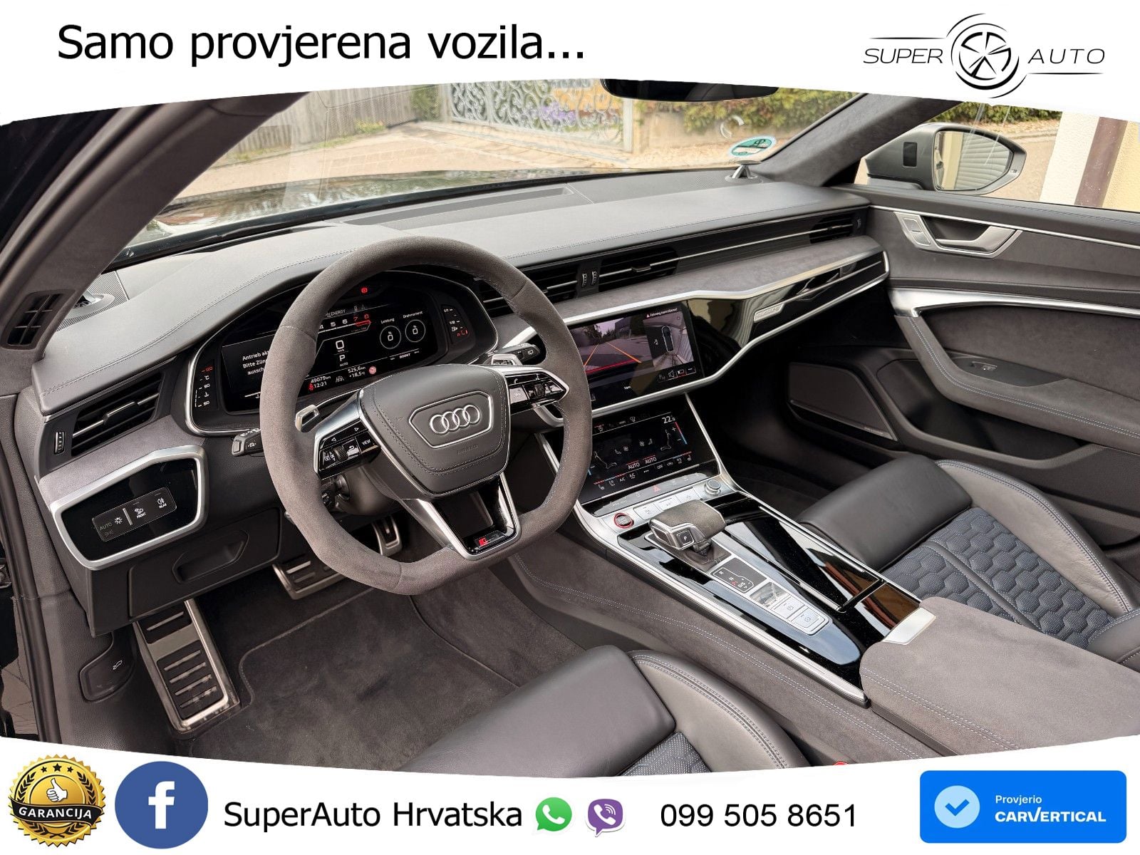 Audi RS6 Avant 4.0 TFSI V8 performance (630 KS)  quattro tiptronic LED+GR SJED+ACC