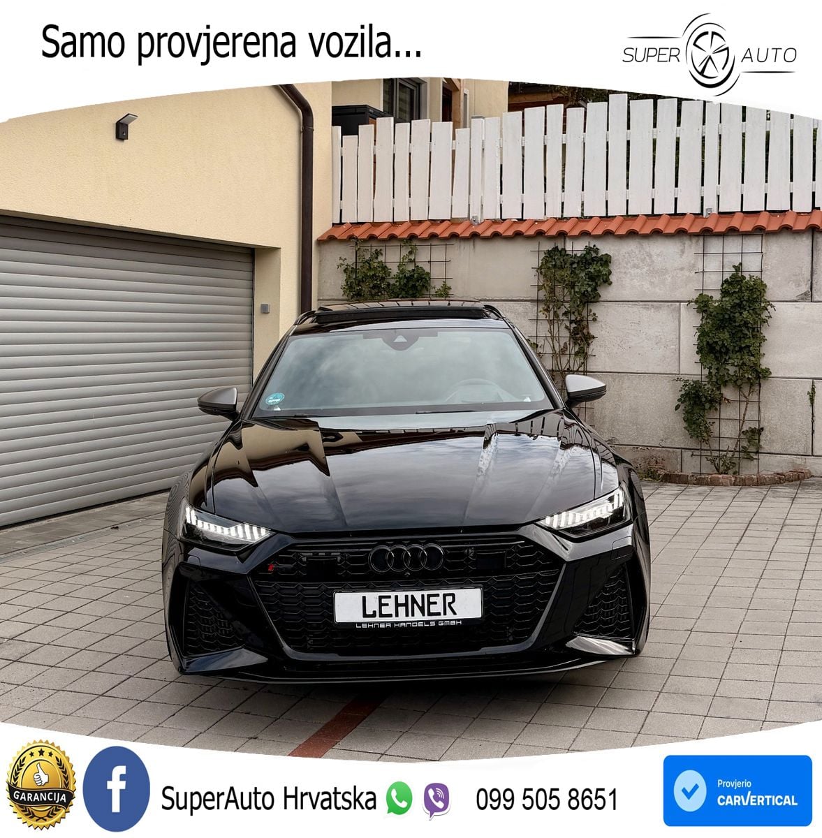 Audi RS6 Avant 4.0 TFSI V8 performance (630 KS)  quattro tiptronic LED+GR SJED+ACC