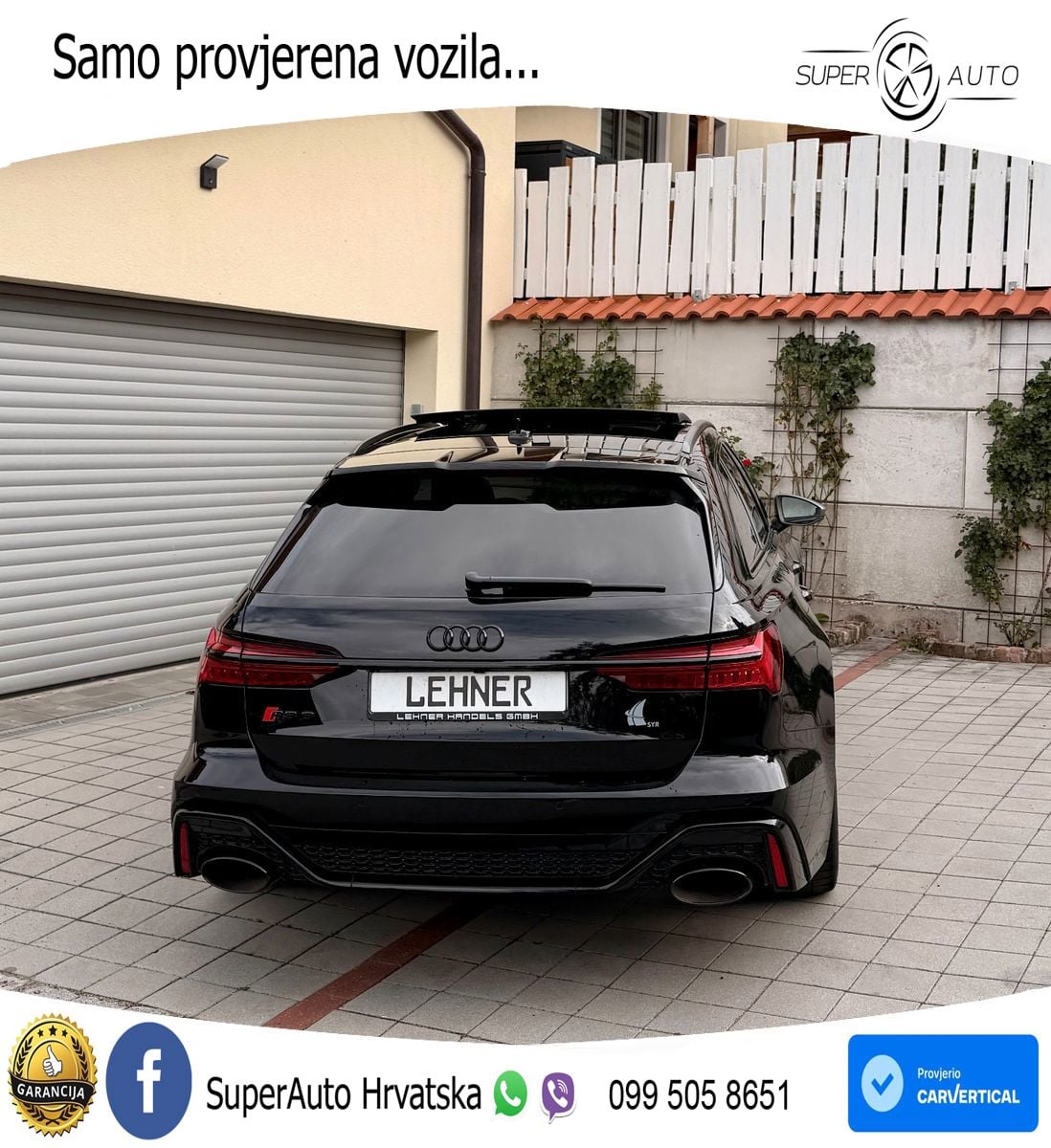 Audi RS6 Avant 4.0 TFSI V8 performance (630 KS)  quattro tiptronic LED+GR SJED+ACC