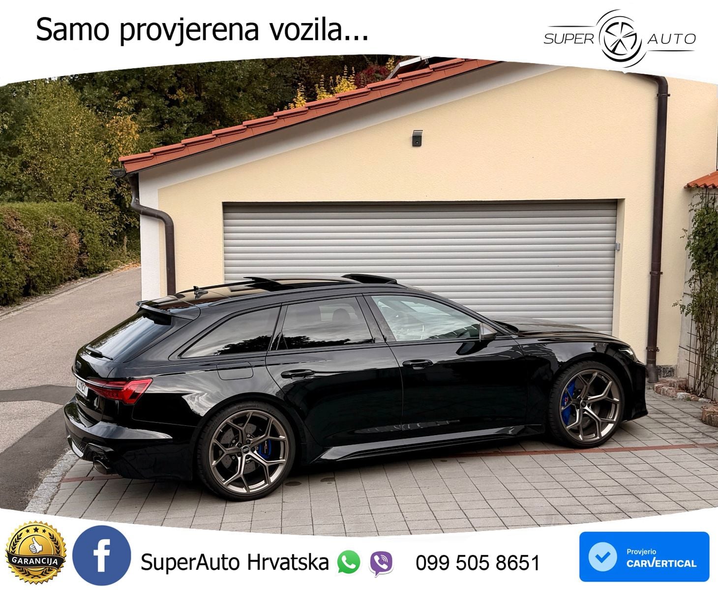 Audi RS6 Avant 4.0 TFSI V8 performance (630 KS)  quattro tiptronic LED+GR SJED+ACC