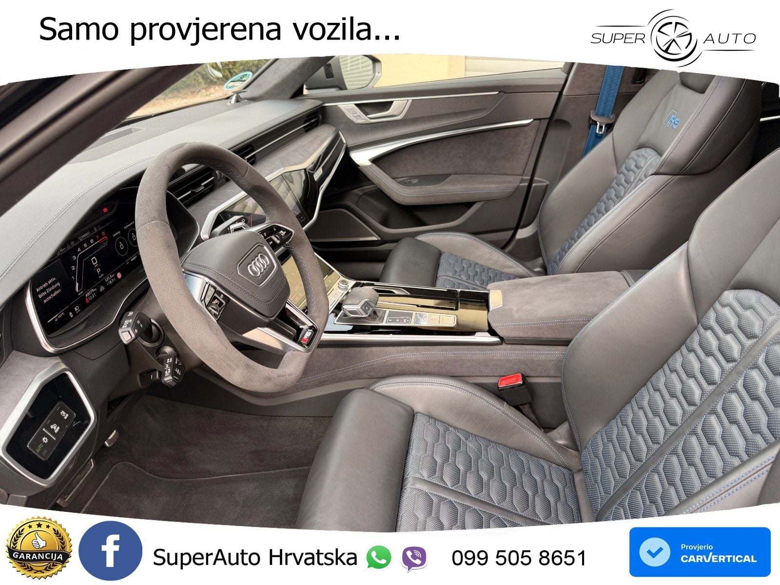 Audi RS6 Avant 4.0 TFSI V8 performance (630 KS)  quattro tiptronic LED+GR SJED+ACC