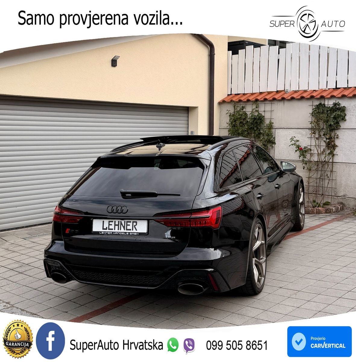 Audi RS6 Avant 4.0 TFSI V8 performance (630 KS)  quattro tiptronic LED+GR SJED+ACC