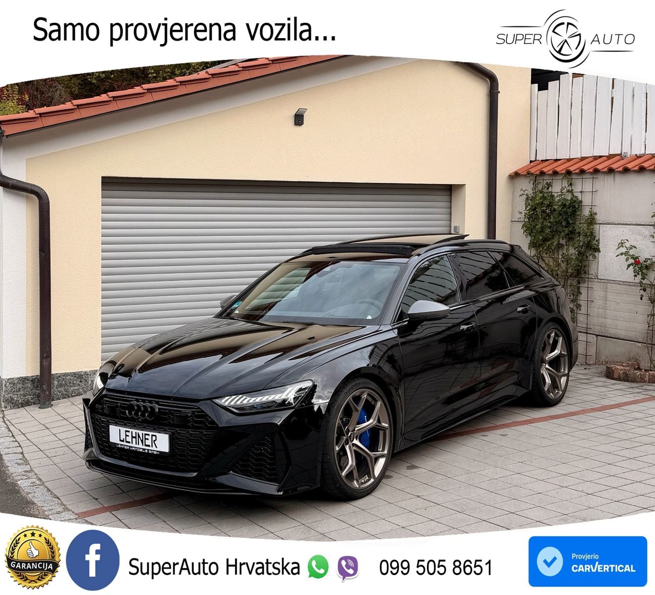 Audi RS6 Avant 4.0 TFSI V8 performance (630 KS)  quattro tiptronic LED+GR SJED+ACC