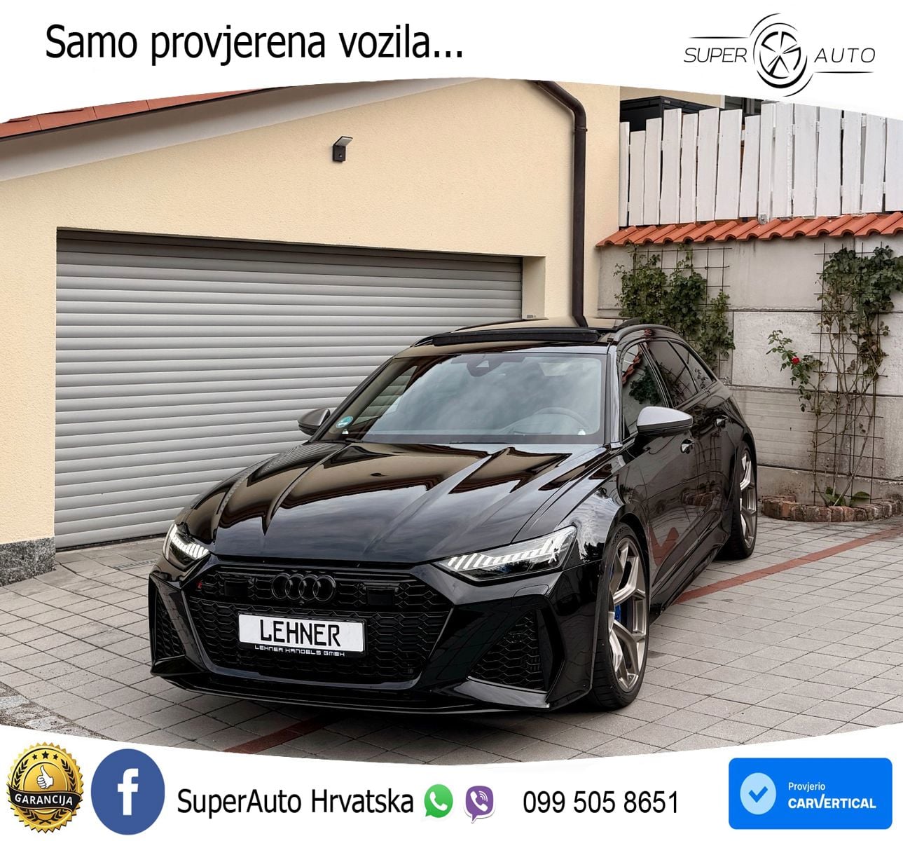 Audi RS6 Avant 4.0 TFSI V8 performance (630 KS)  quattro tiptronic LED+GR SJED+ACC