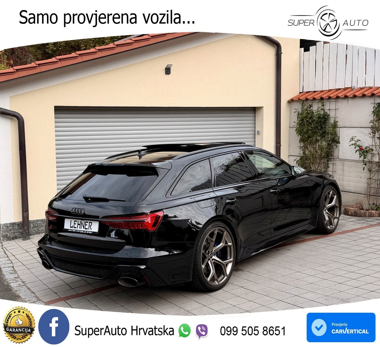 Audi RS6 Avant 4.0 TFSI V8 performance (630 KS)  quattro tiptronic LED+GR SJED+ACC
