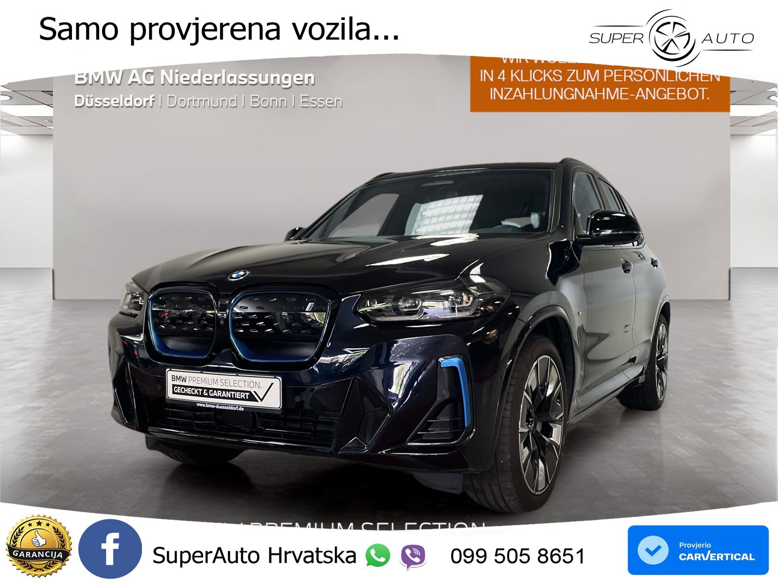 BMW iX3 80 kWh (286 KS)