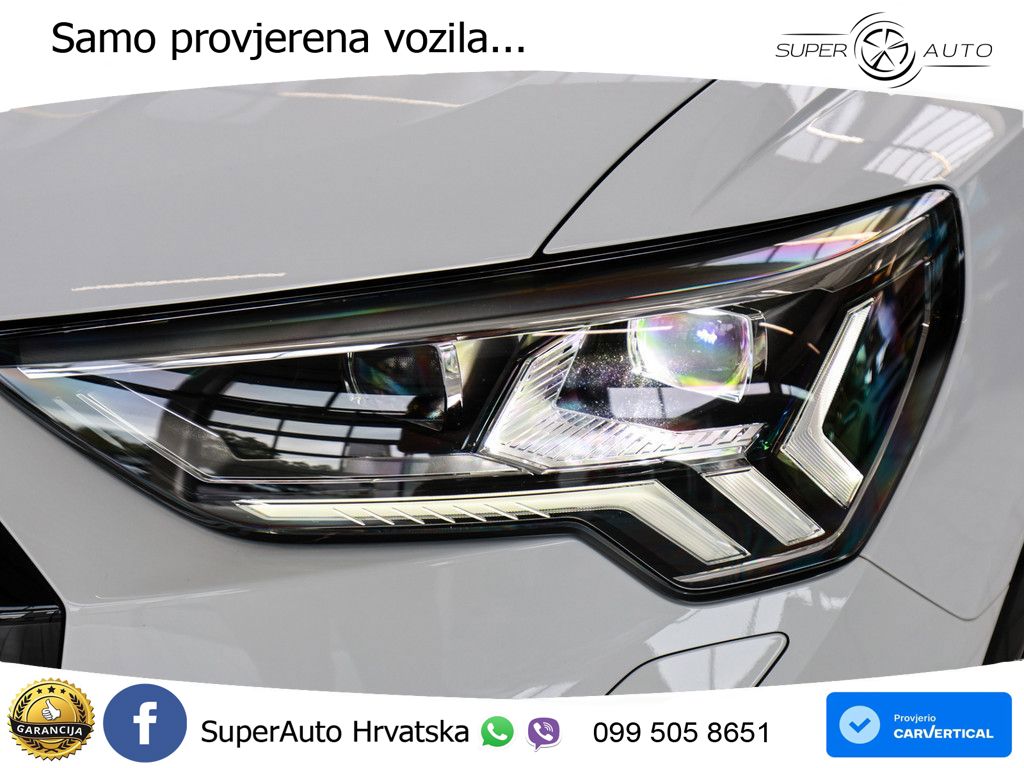 Audi Q3 II Sportback 35 TFSI (150 KS) S tronic S line MATRIX+GR SJED+KAM