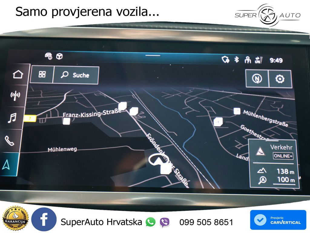 Audi Q3 II Sportback 35 TFSI (150 KS) S tronic S line MATRIX+GR SJED+KAM