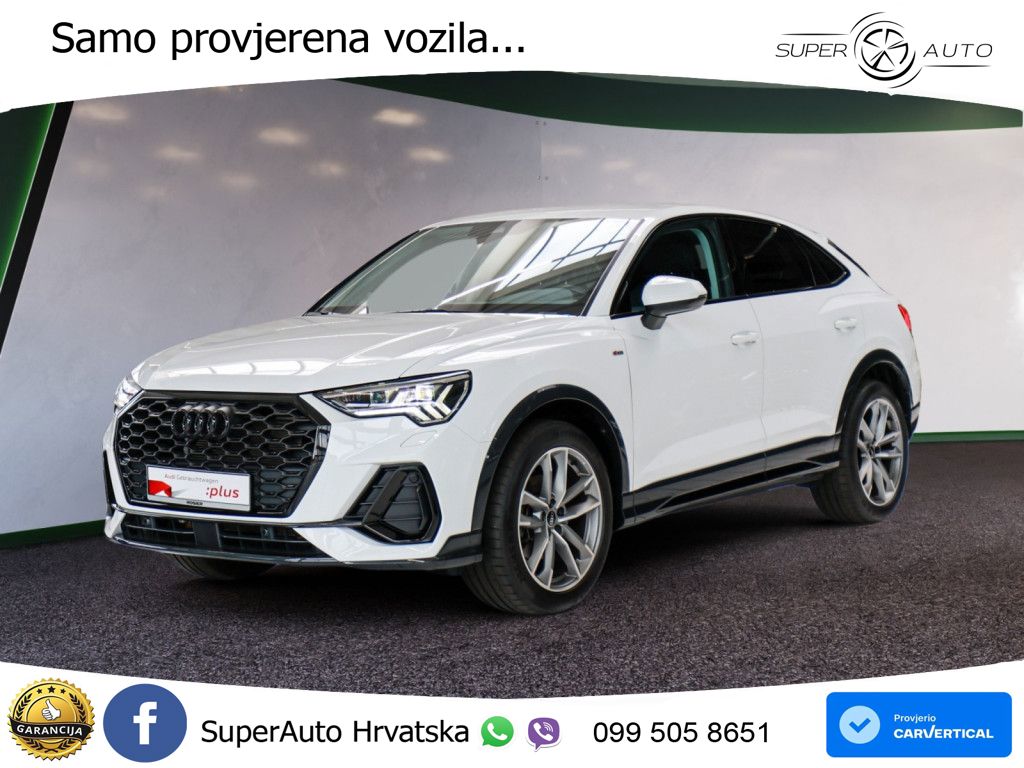 Audi Q3 II Sportback 35 TFSI (150 KS) S tronic S line MATRIX+GR SJED+KAM