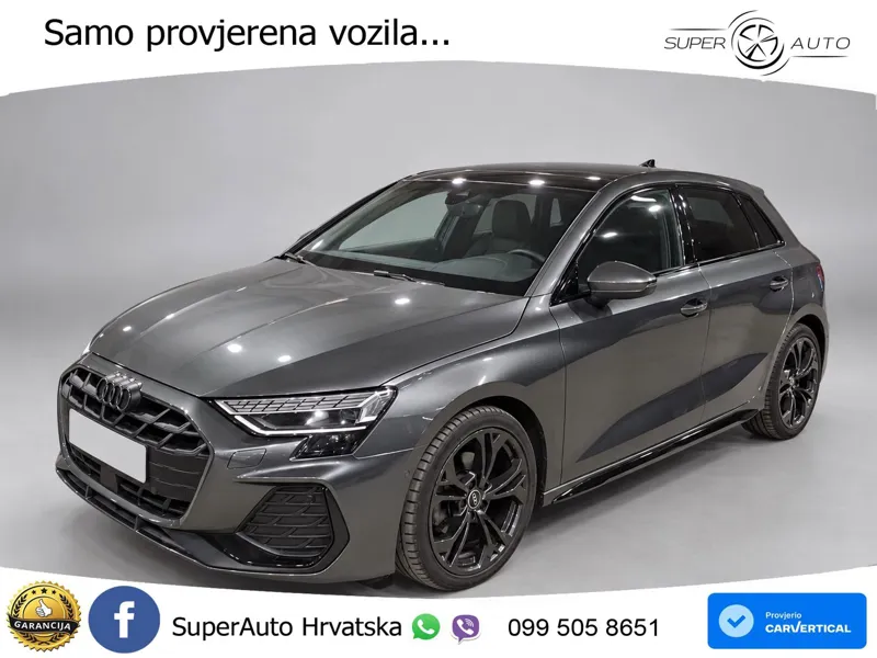 Audi A3 30 TFSI (116 KS)  S tronic S line LED+GR SJED+ACC