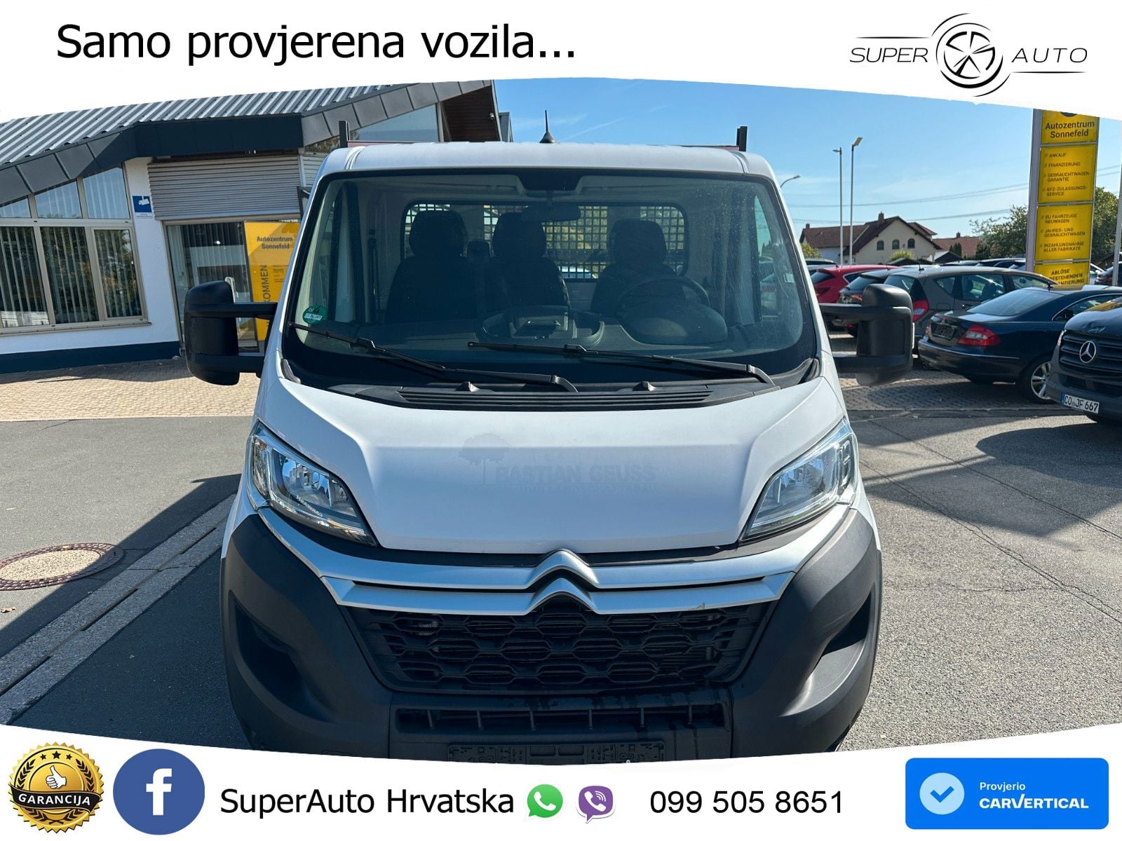 Citroën Jumper 3-Seiten Kipper Klima AHK 3,5T Tempomat 140 KS