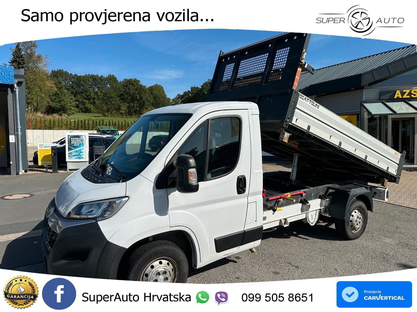 Citroën Jumper 3-Seiten Kipper Klima AHK 3,5T Tempomat 140 KS