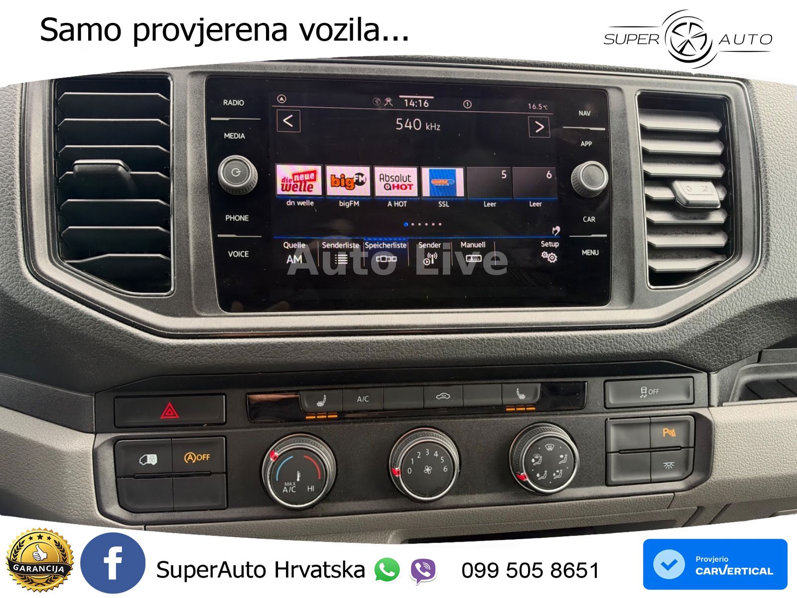 Volkswagen Crafter 35TDI*MITTEL-HOCH*KLIMA*NAVI*KAMERA*TEMP 140 KS